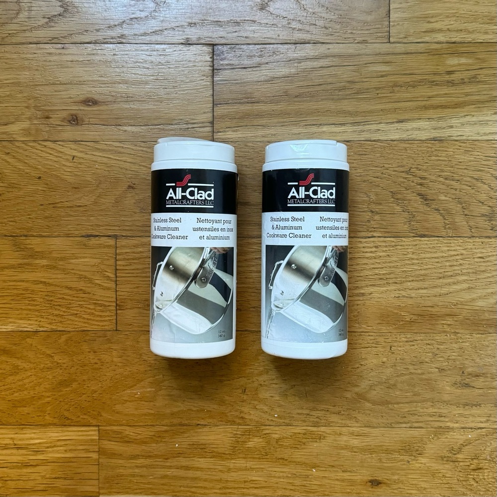 NWT All-Clad stainless steel & aluminum cookware cleaner (set of 2) - Picture 2 of 12